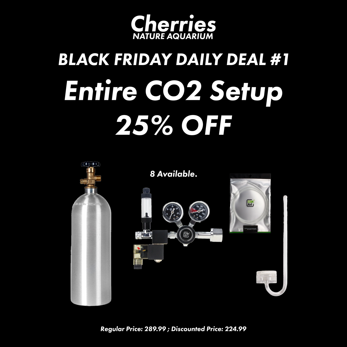 CO2ART BUNDLE-Cherries Nature Aquarium