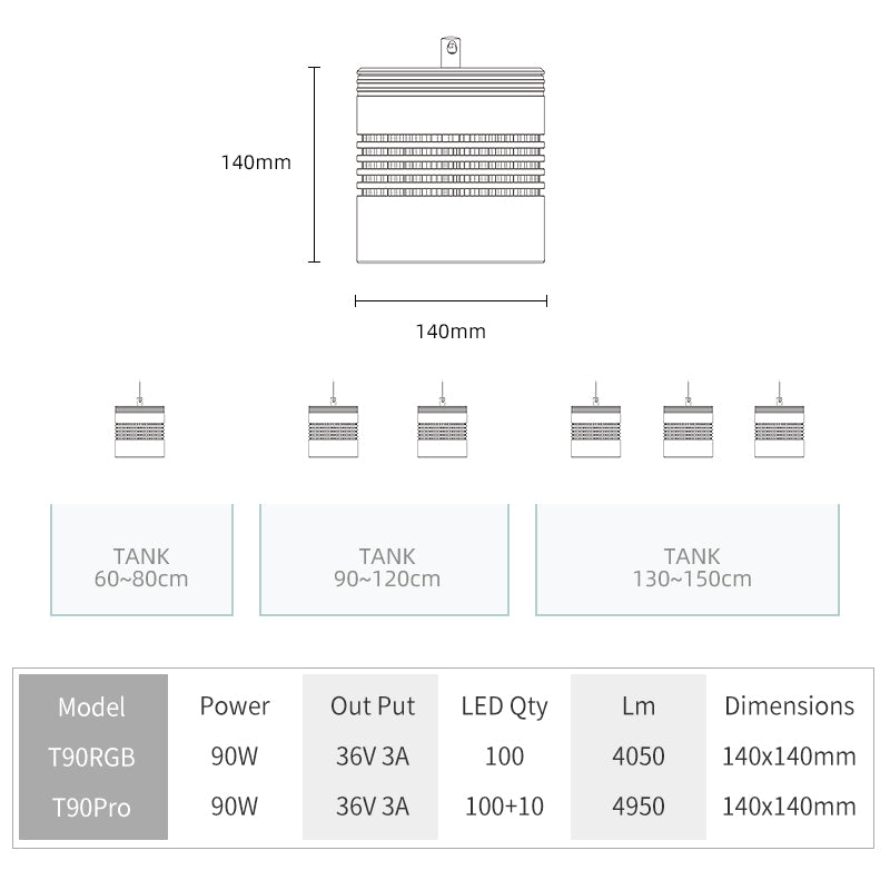 WEEKAQUA T90-Cherries Nature Aquarium