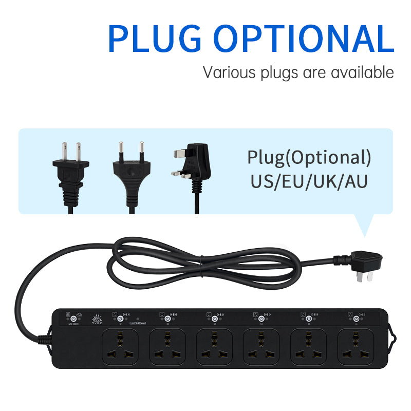 Bluetooth Smart Plug manufacturer plug options