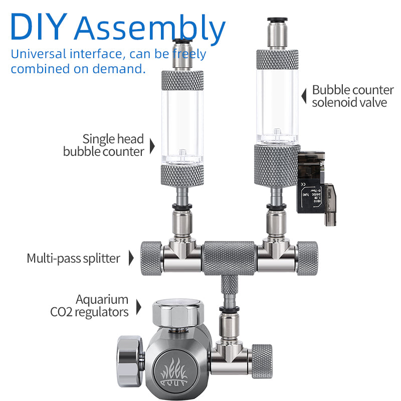 Week Aqua CO2 side-profile regulator — manufacturer gallery